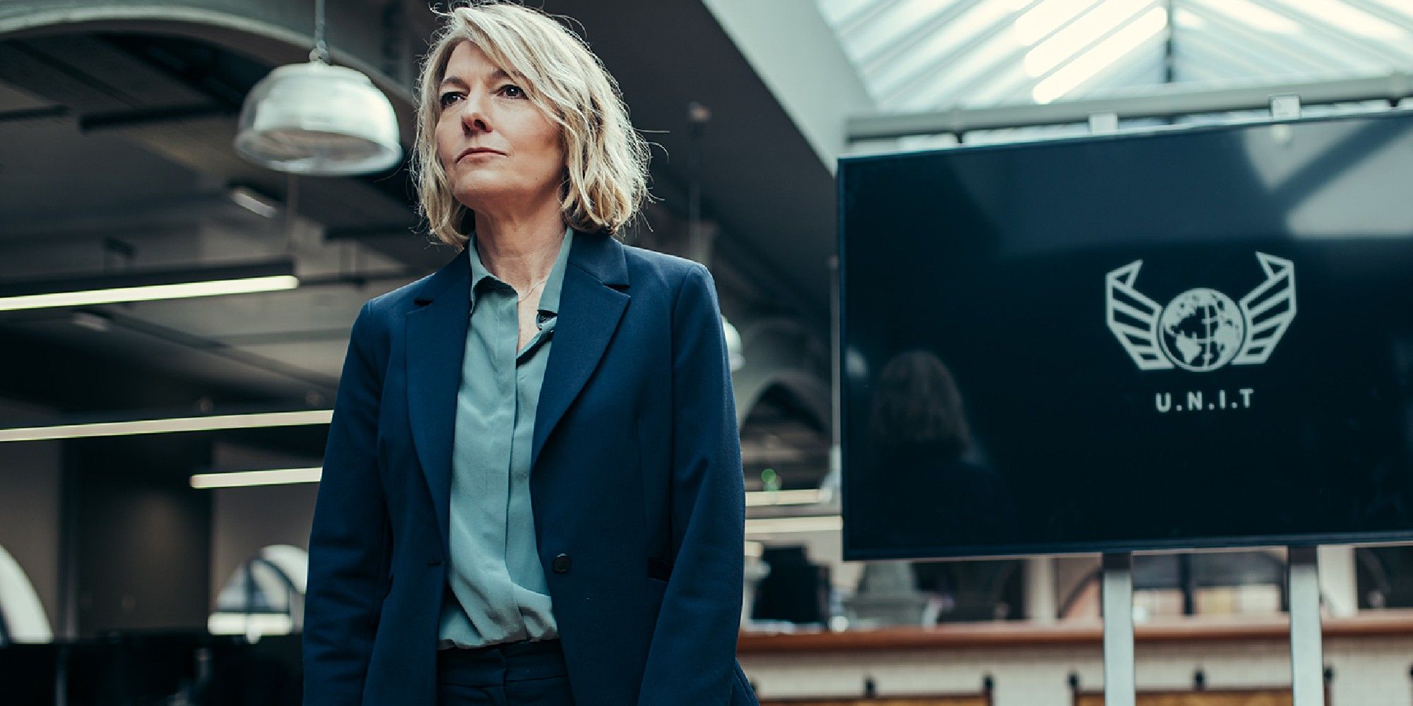 Jemma Redgrave as Kate Stewart Doctor Who Flux Survivors of the