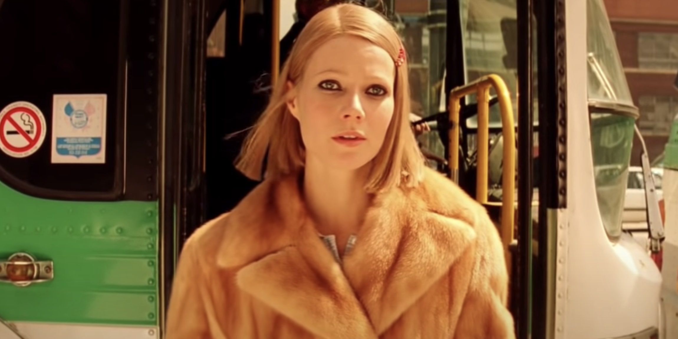 Margot steps off the bus in The Royal Tenenbaums