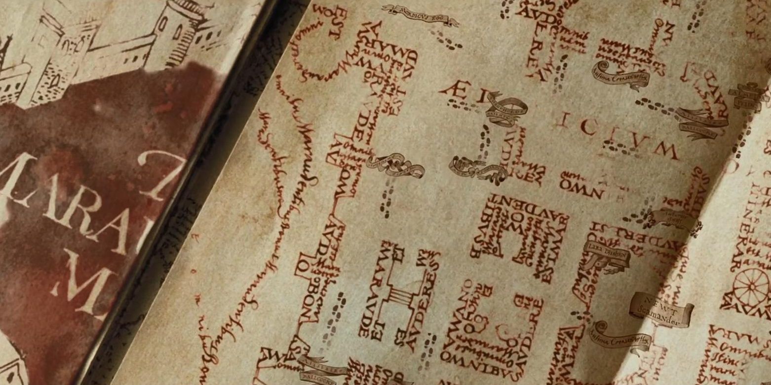 New Scamanders name in the Marauders Map in Harry Potter and the Prisoner of Azkaban Cropped