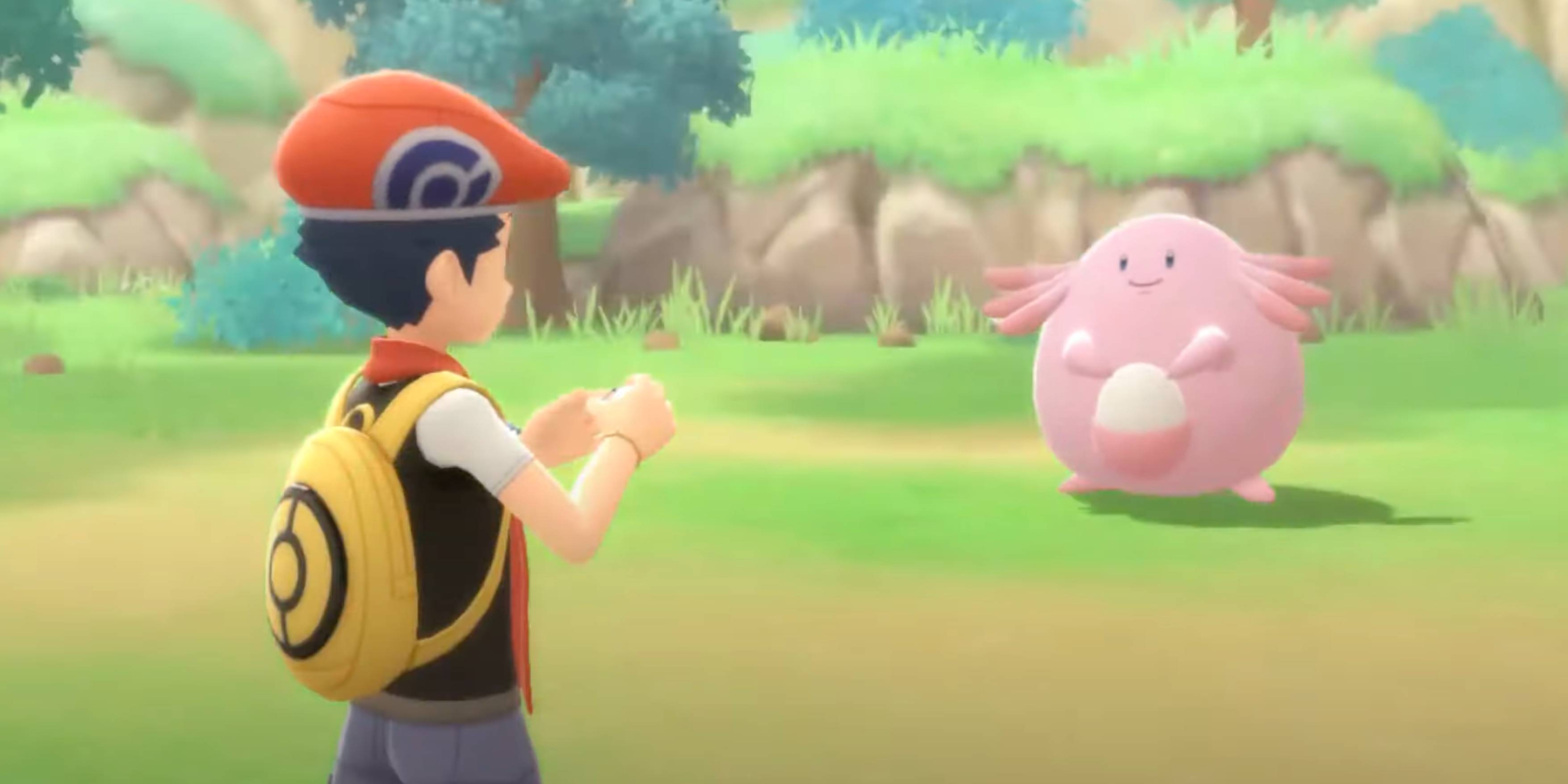 Pok@mon Bdsp Lucky Egg Guide Chansey In The Wild