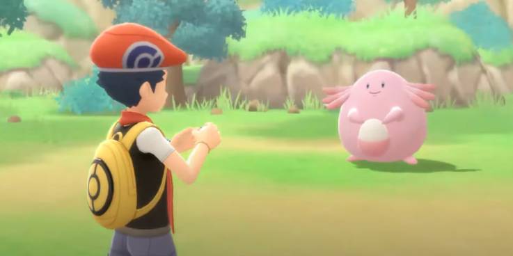Pokémon BDSP Lucky Egg Guide Chansey in der Wildnis