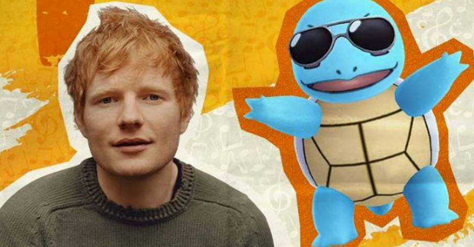 Ed Sheeran and Squirtle with sunglasses will be welcomed on Pokémon GO