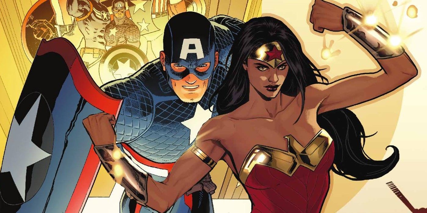 Captain America Et Wonder Woman Sont Le Couple Comique Parfait Crumpe