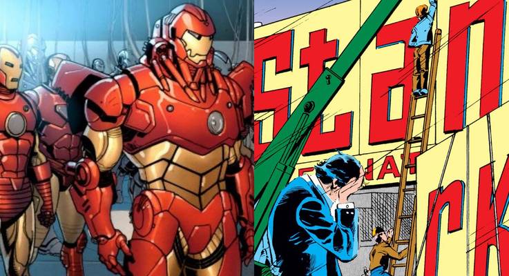 Vasember és Tony Stark megosztott képe.