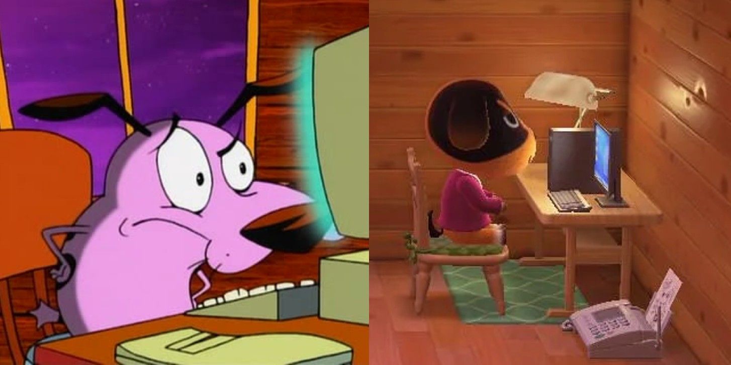 Animal Crossing Player Makes Courage The Cowardly Dogs House