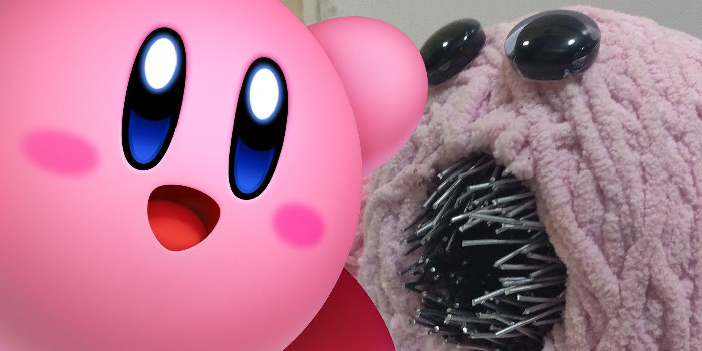 Kirby Sculpture Made By Fan Is Equal Parts Adorable & Terrifying