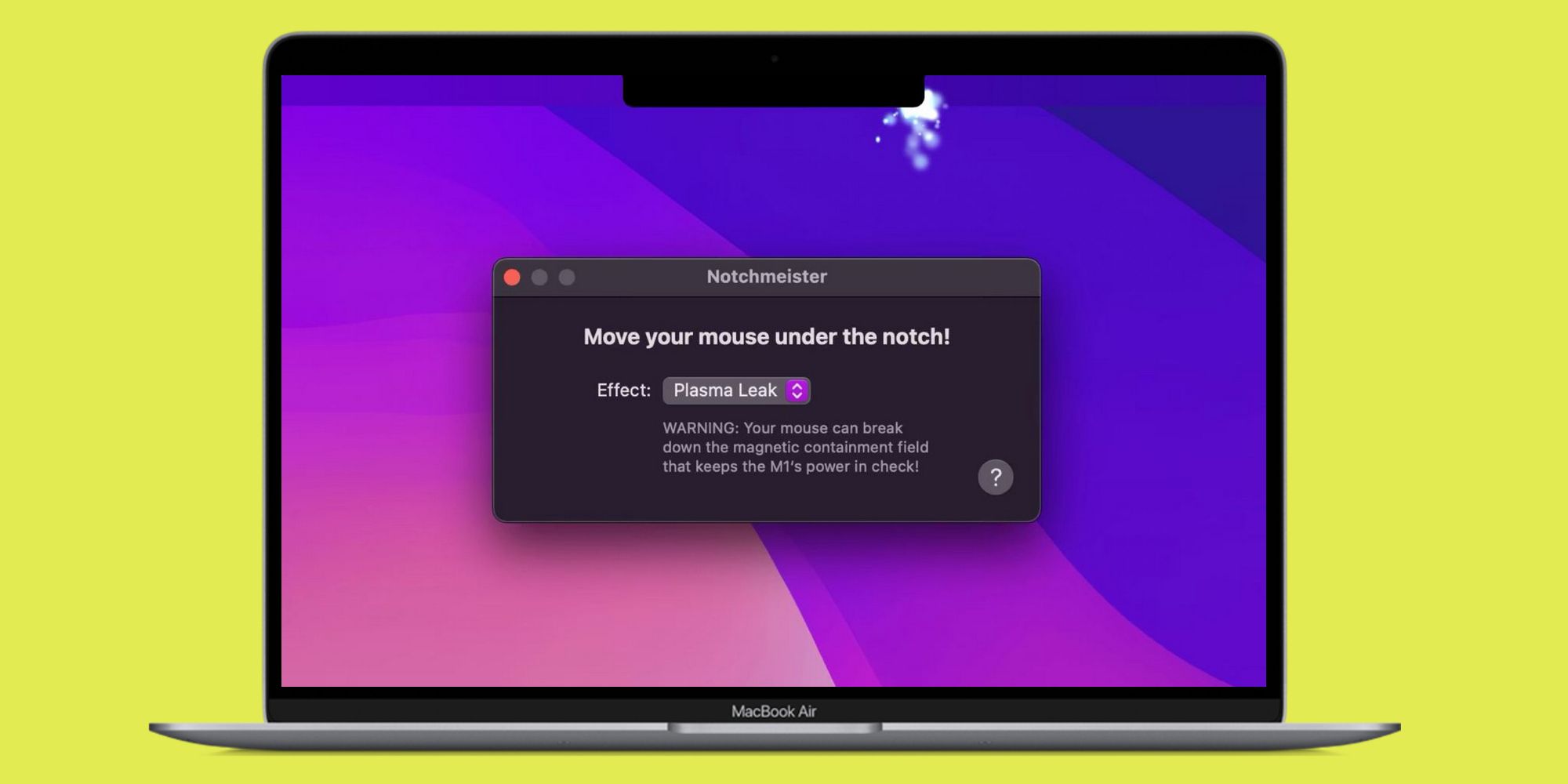 The World Needed An App That Puts MacBook Notch Into Party Mode