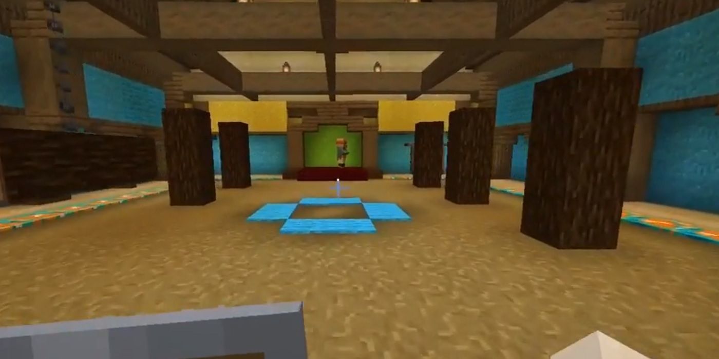 Minecraft Fan Builds Accurate Skyward Sword Training Hall