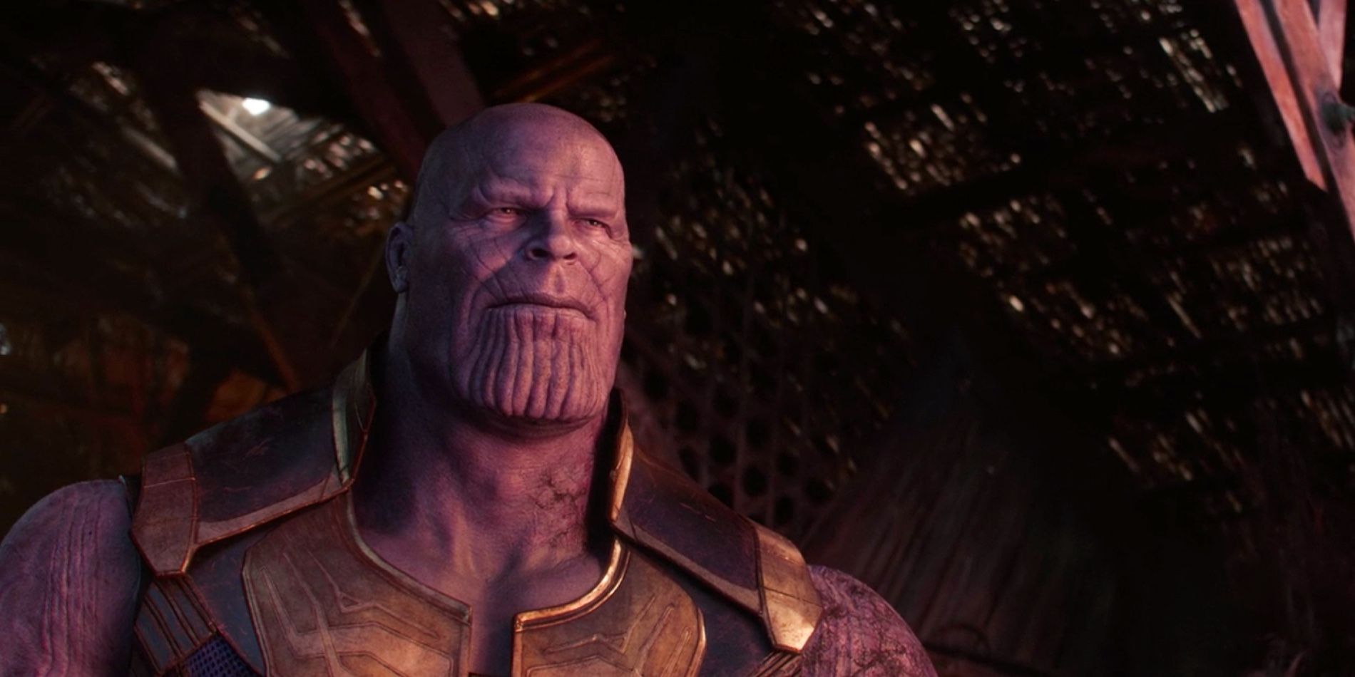Thanos in Infinity War Watching Sun Rise Ending