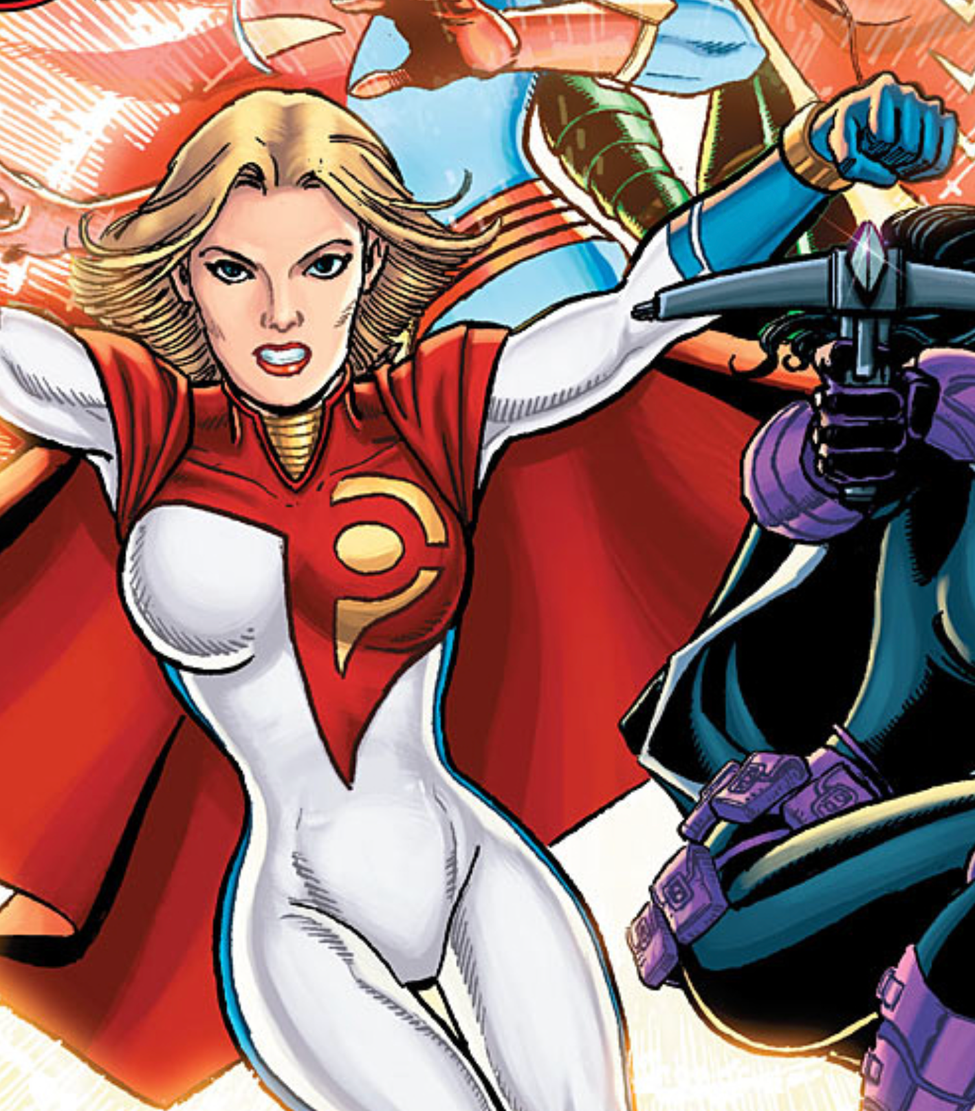 Power Girl Vs The Blob