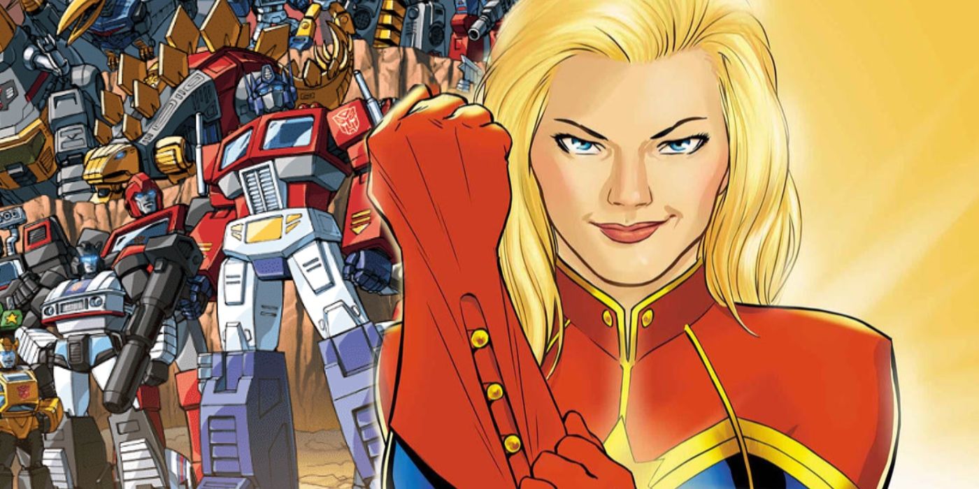 Captain Marvel Suffered A Humiliating Defeat To Transformers’ Autobots