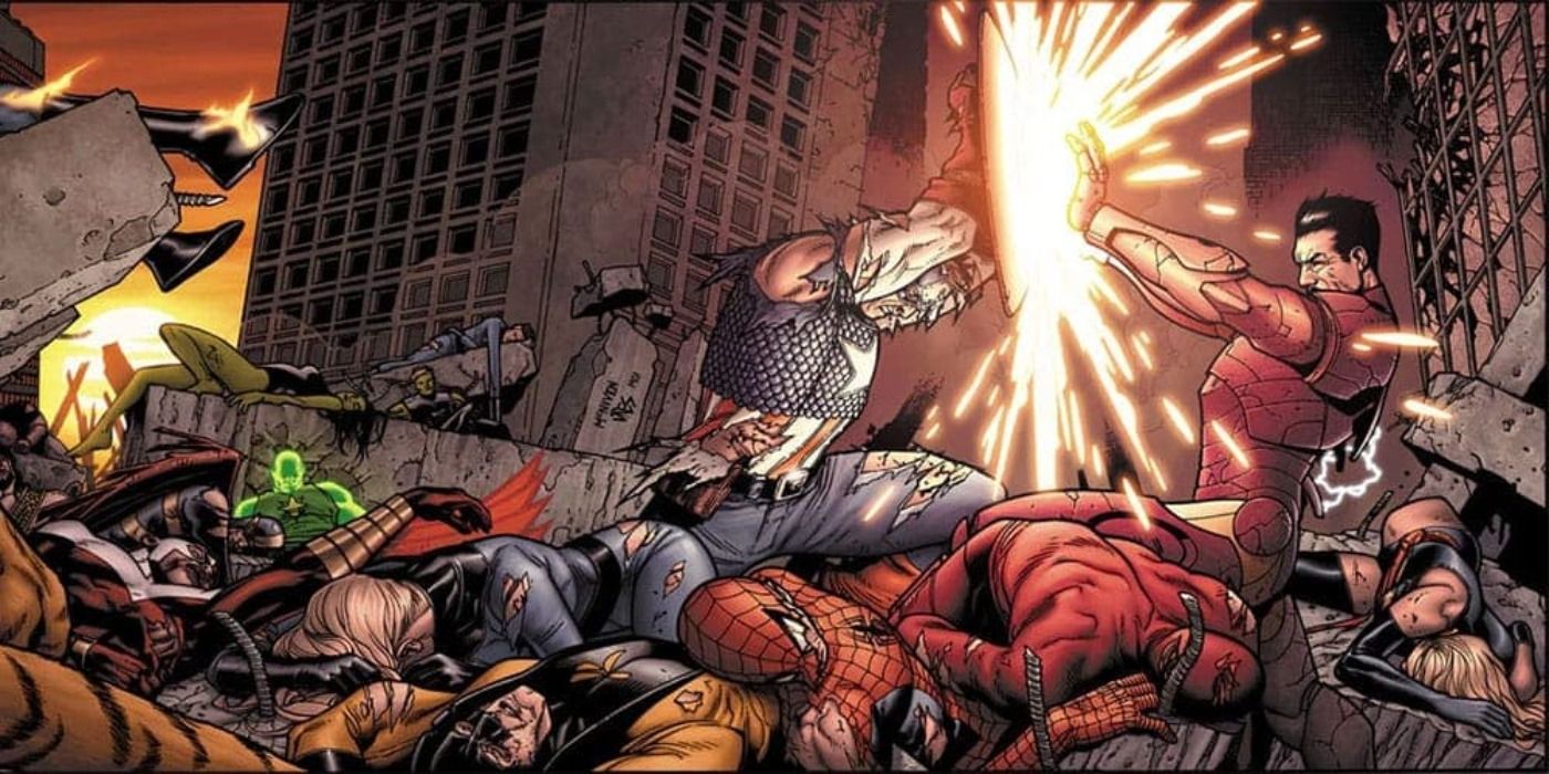 Captain America Iron Man Civil War comic