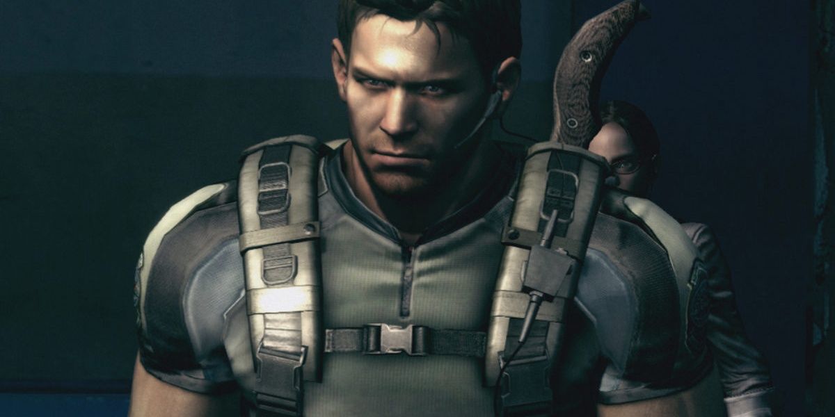 Chris Redfield looks angry in Resident Evil 5 Cropped