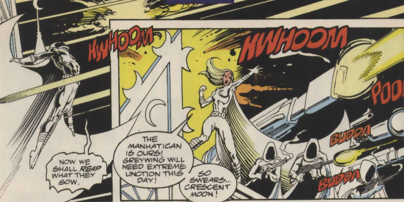 Crescent Moon attacks in Marvel Comics.