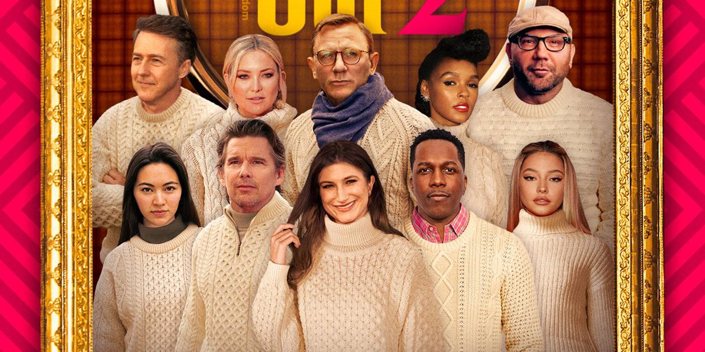 Knives Out 2 Poster Edit Imagines Cast In Chris Evans' Cable Knit Sweater