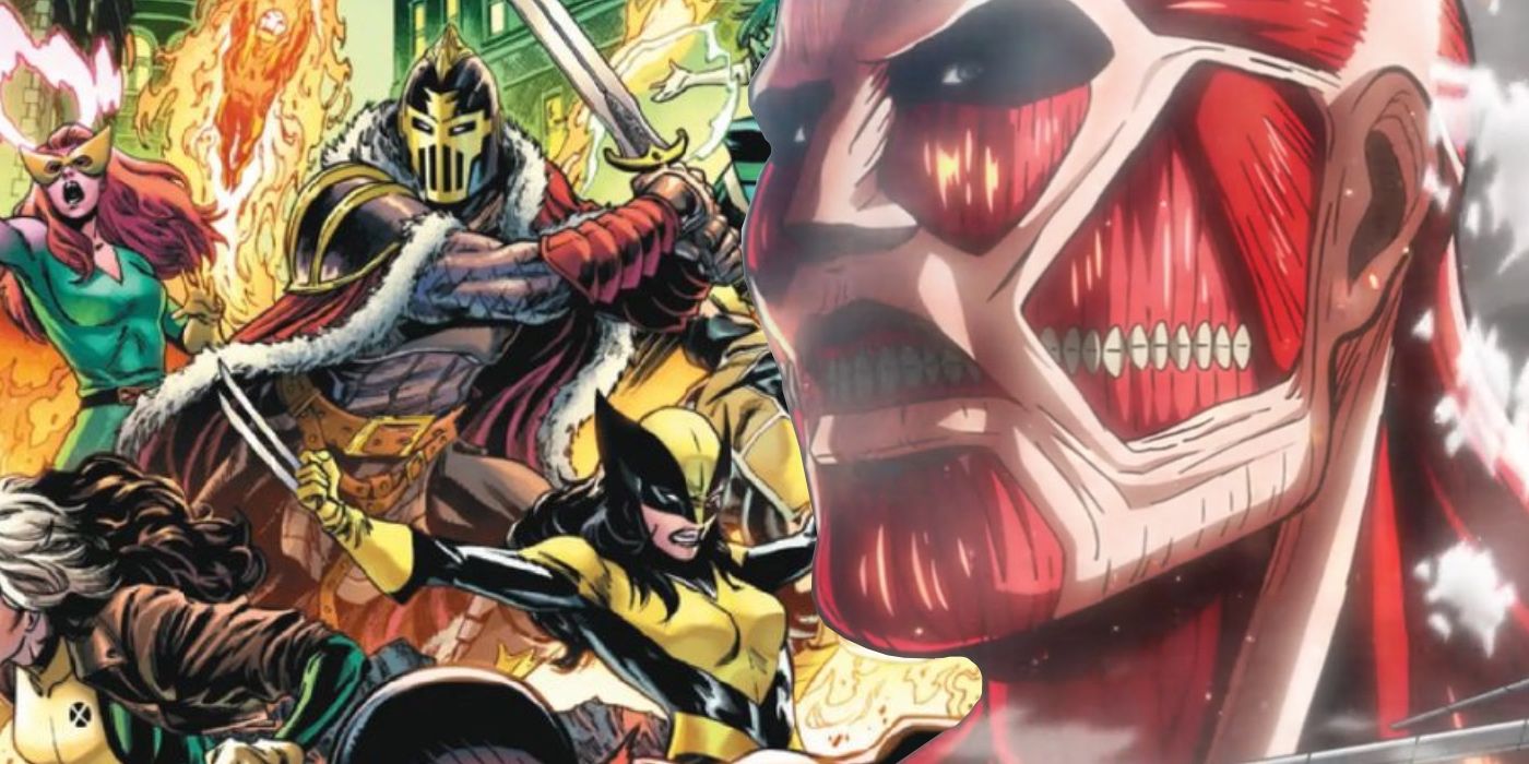 Marvel’s Black Knight is Facing Attack on Titan Versions of the X-Men