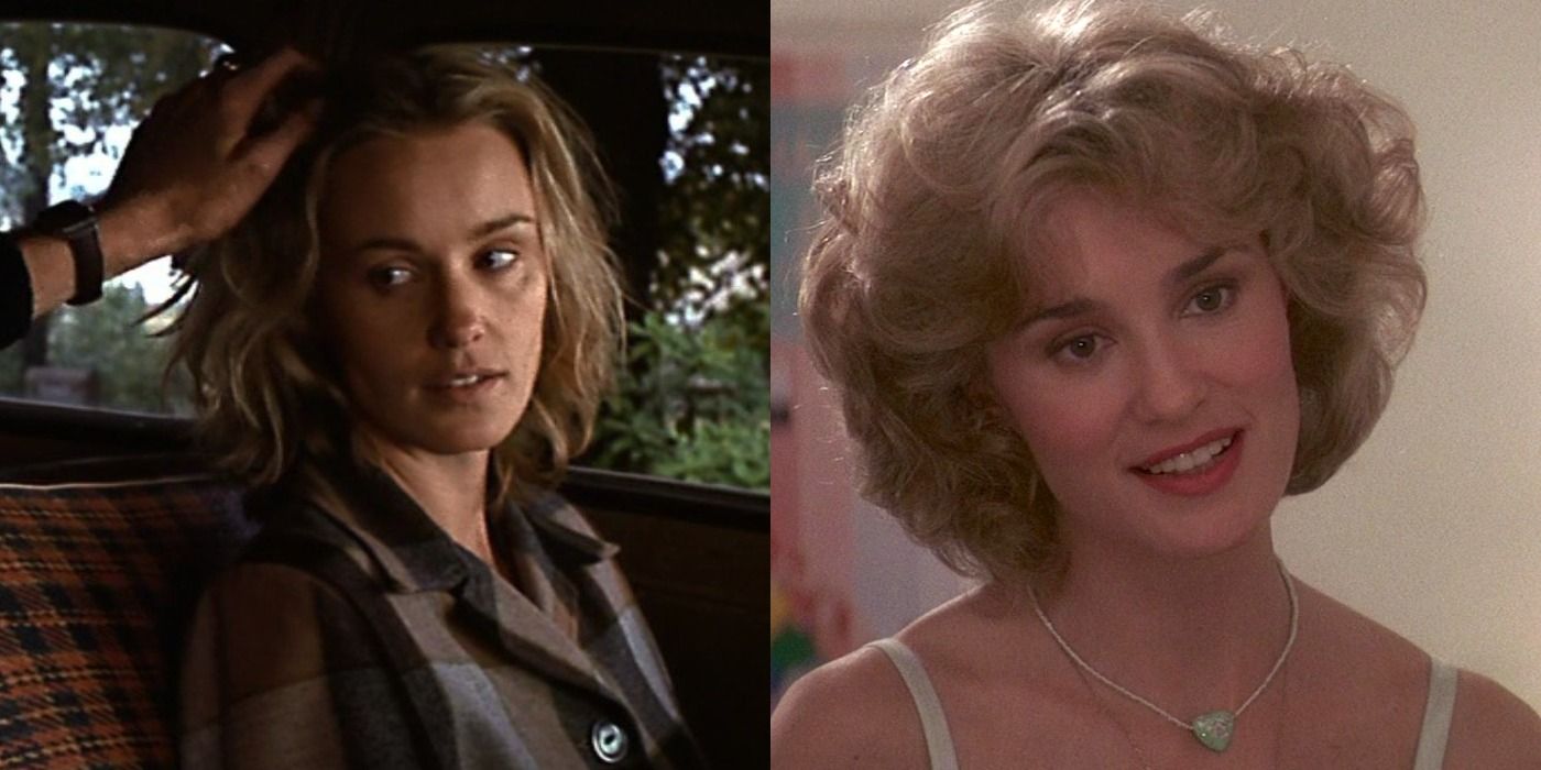 Split image of Jessica Lange in Frances and Tootsie