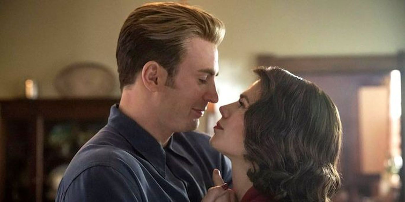 Steve Rogers and Peggy Carter dancing
