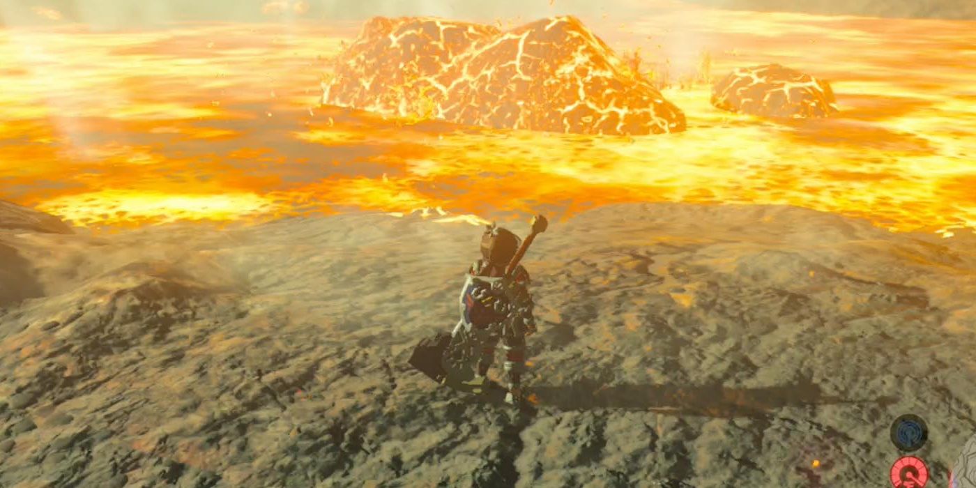 Breath of the Wild Player Finds Invisible Lava Puddle
