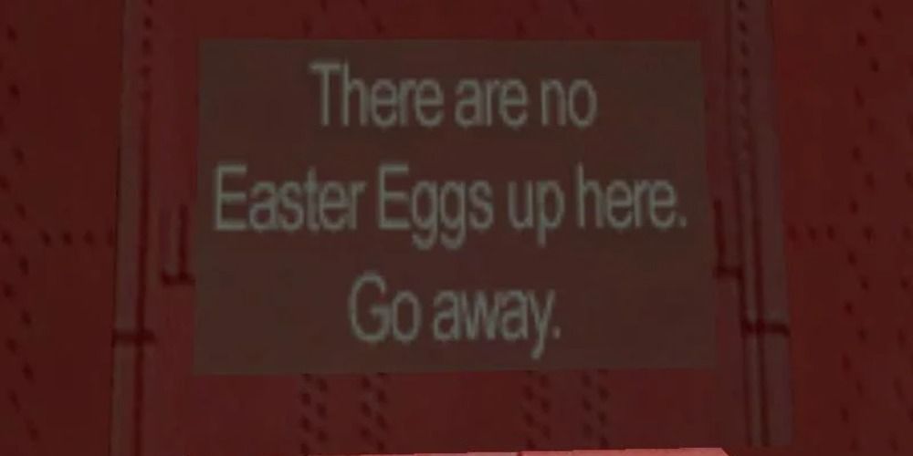 An image of the no easter egg sign in GTA San Andreas