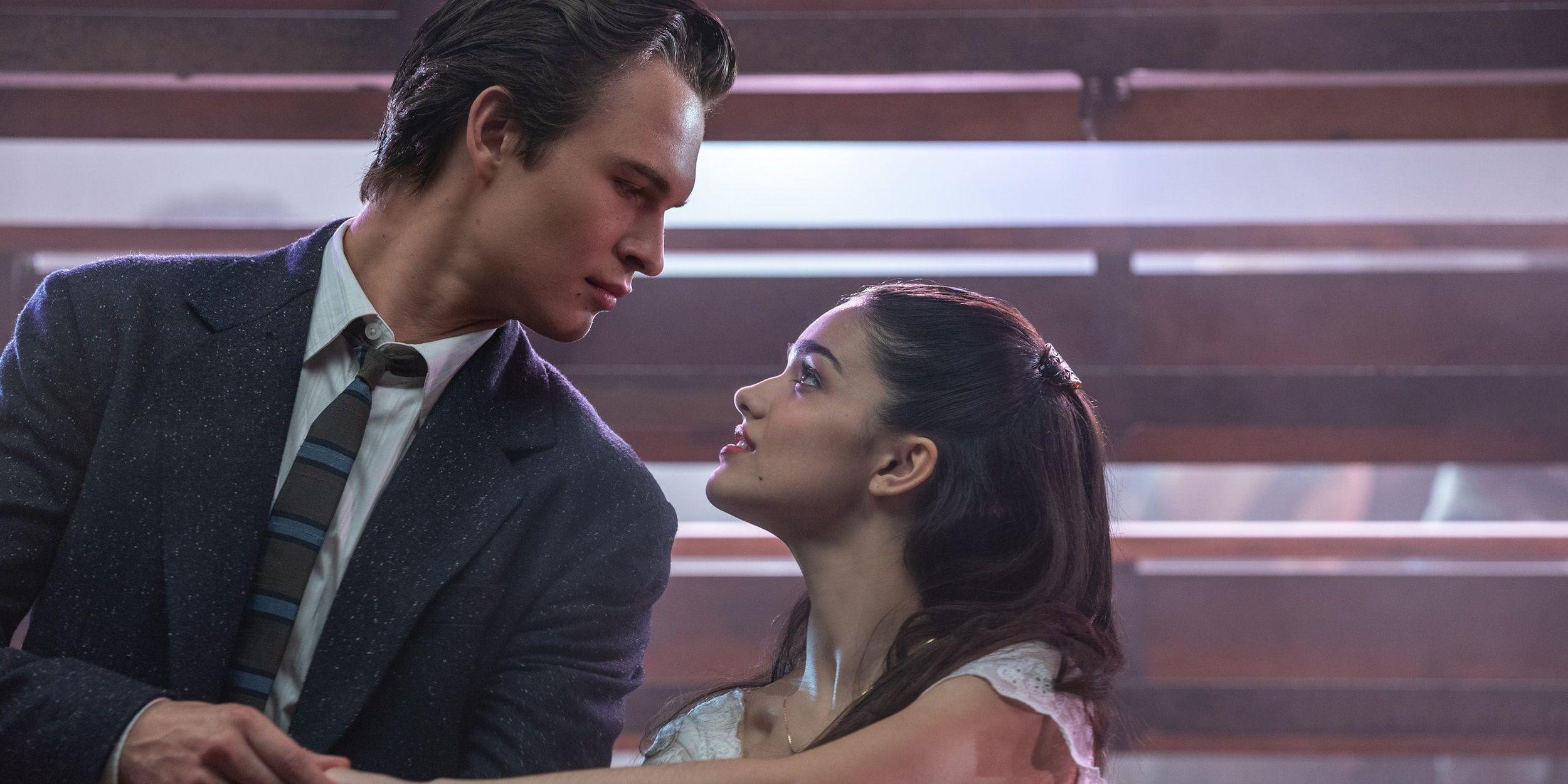 Ansel Elgort and Rachel Zeigler dancing in West Side Story Cropped