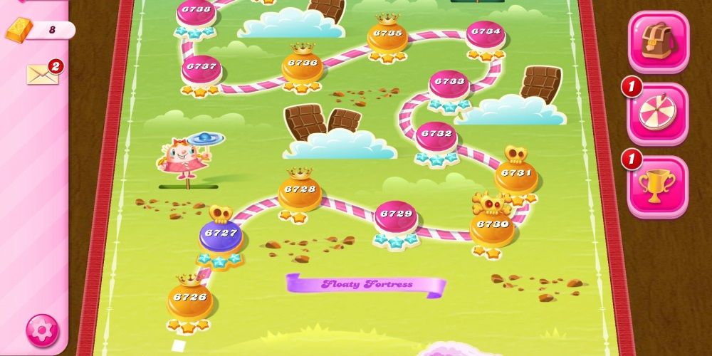 Candy Crush Saga Map