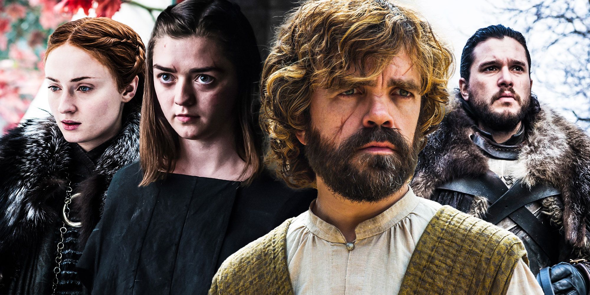 Game of thrones every character who survived from beginning to end sansa arya stark jon snow tyrion lannister