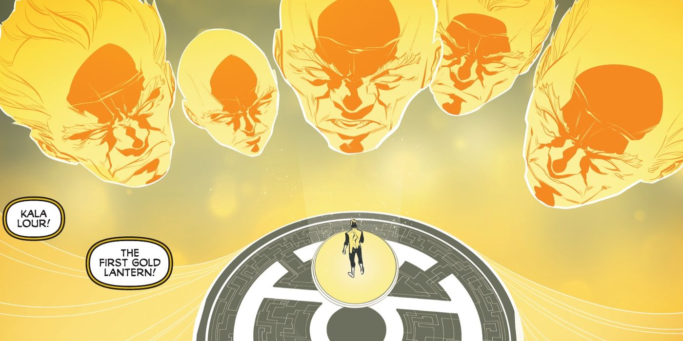 Gold Lantern Legion of Superheroes