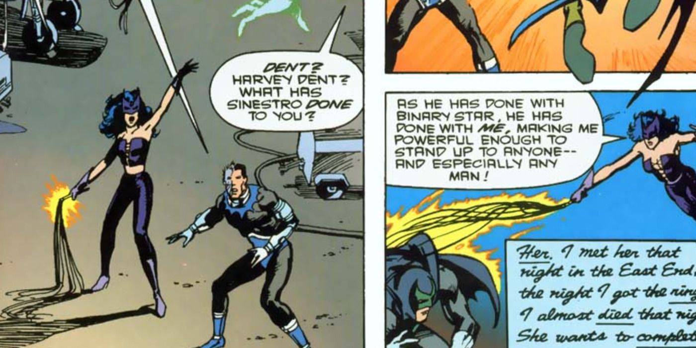 Harvey Dent becomes Binary Star in DC Comics.