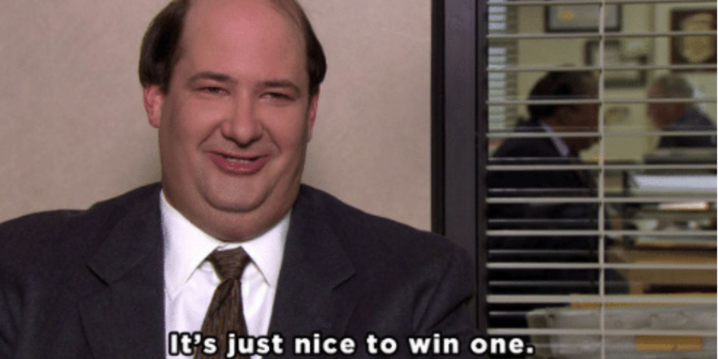 Kevins quote on winning The Office