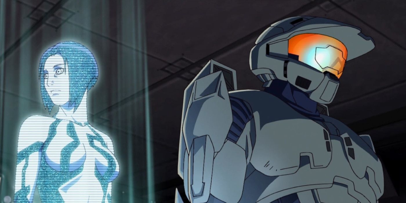 Master Chief and Cortana in Halo Legends