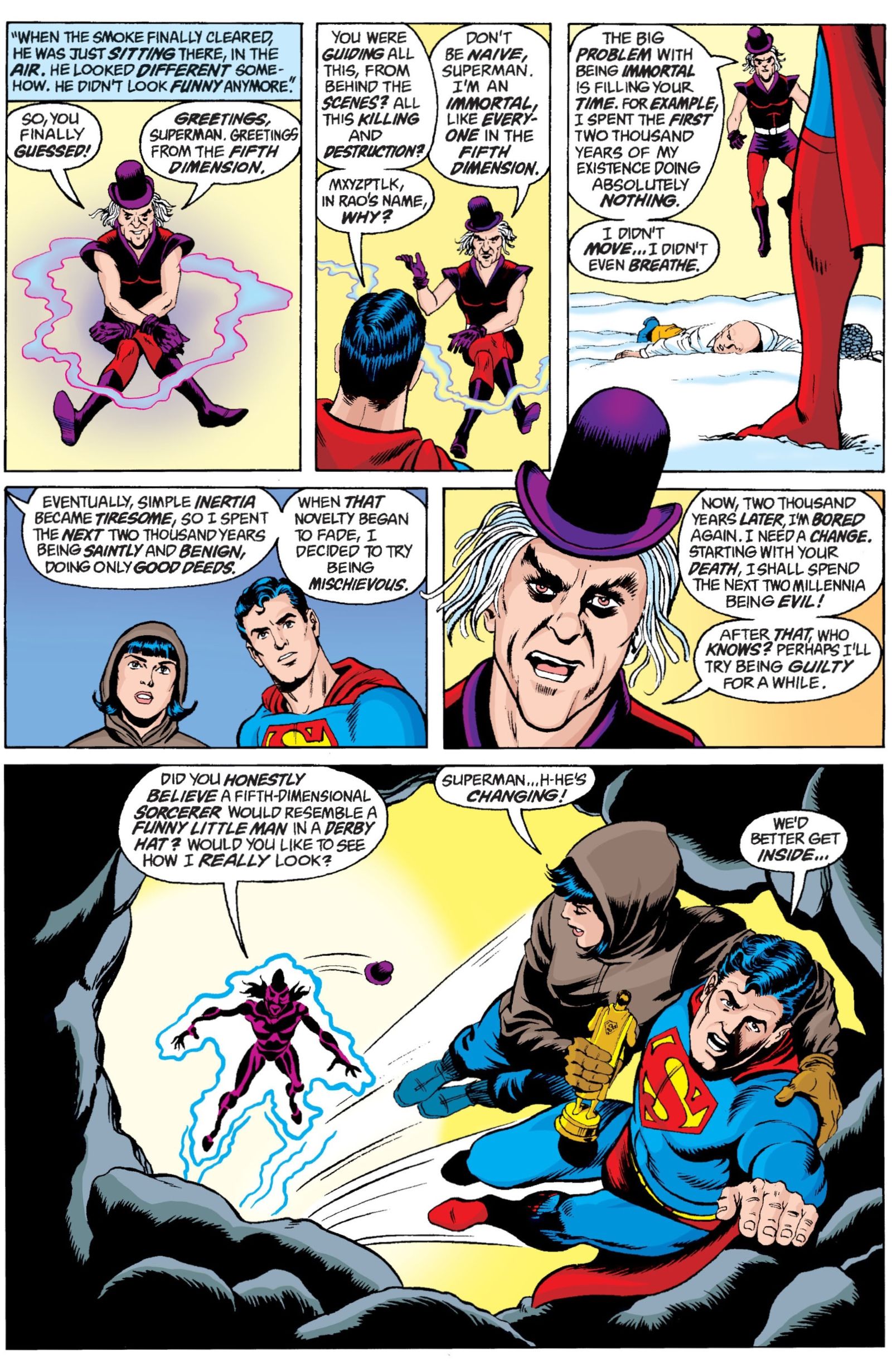 Mxyzptlk Evil Superman What Ever Happened To The Man of Tomorrow