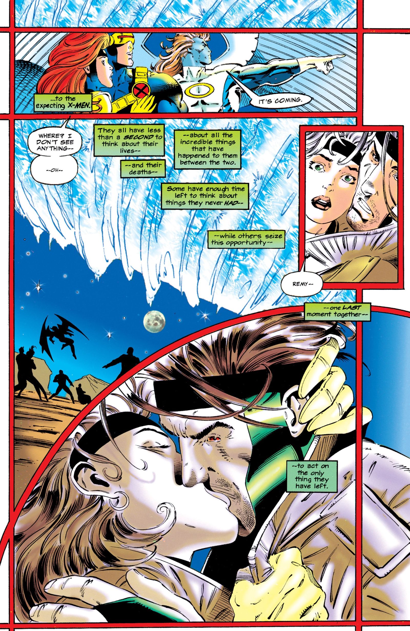 Rogue Gambit First Kiss Apocalypse X Men