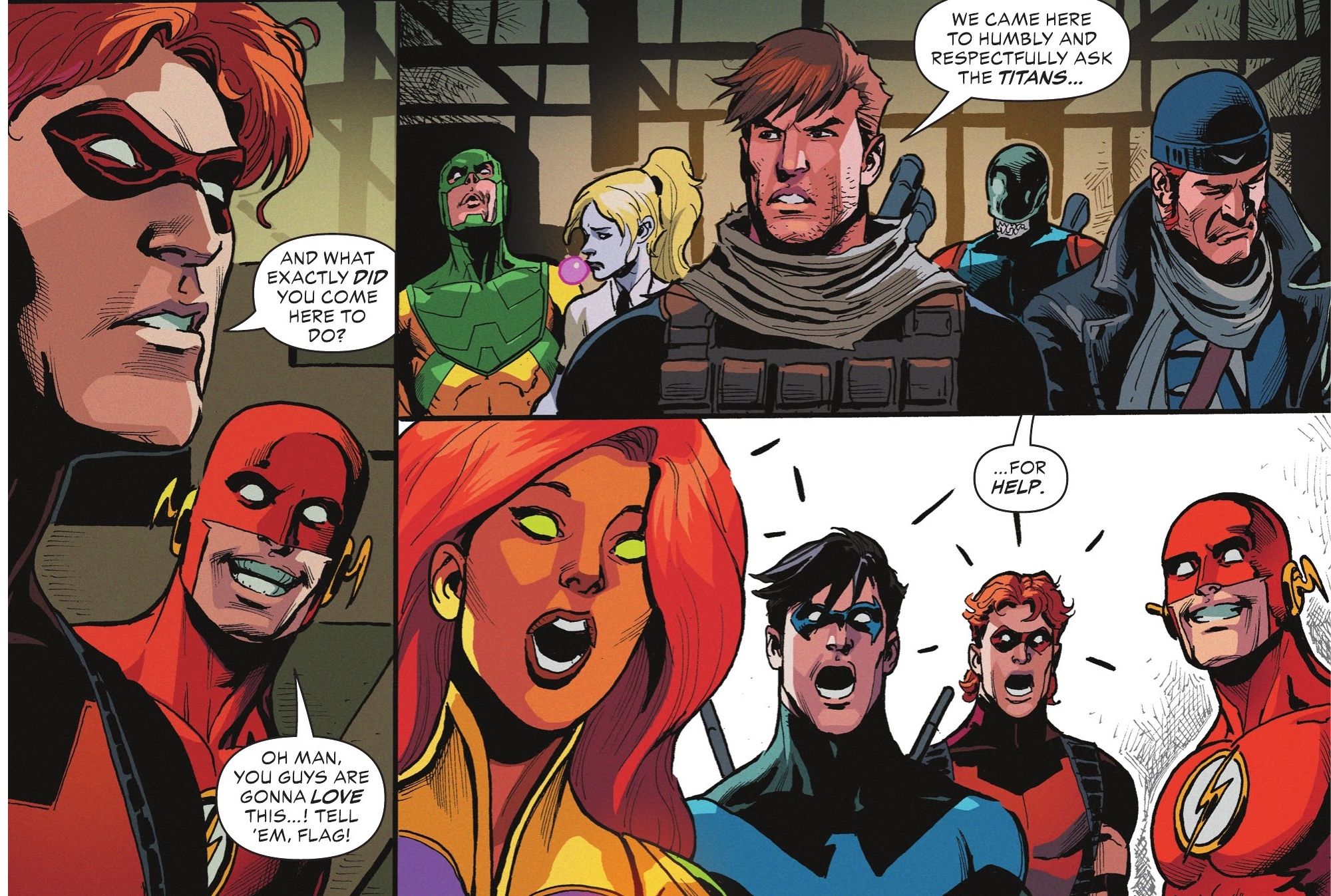 Teen Titans Shocked By Suicide Squad Asking For Help