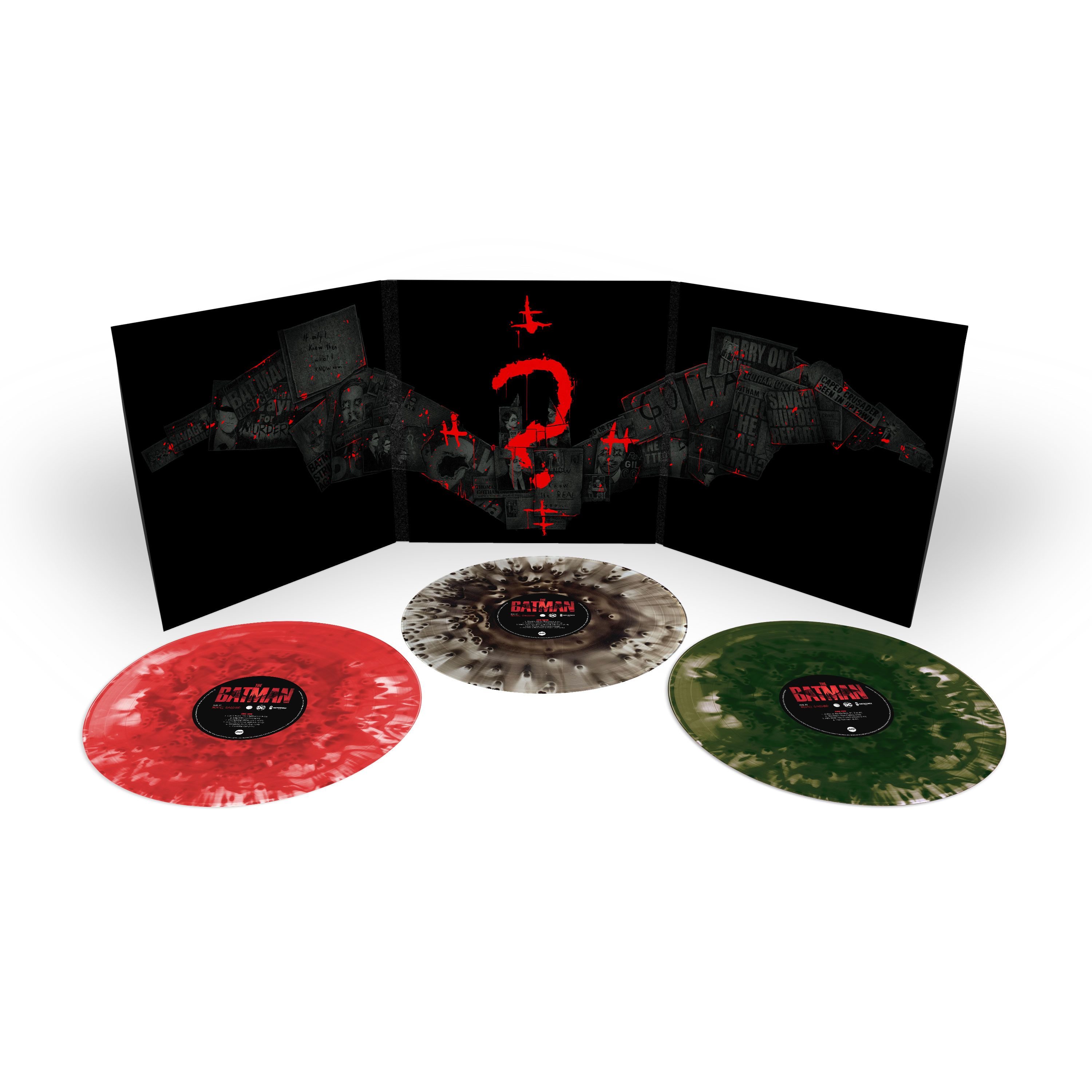 The Batman Vinyl Gatefold and Discs