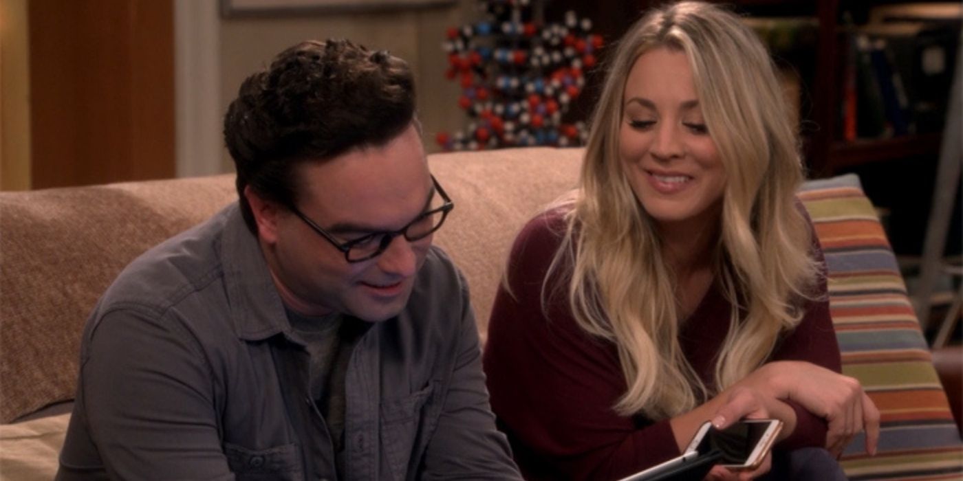 The Escape Hatch Identification Penny and Leonard on the couch on TBBT