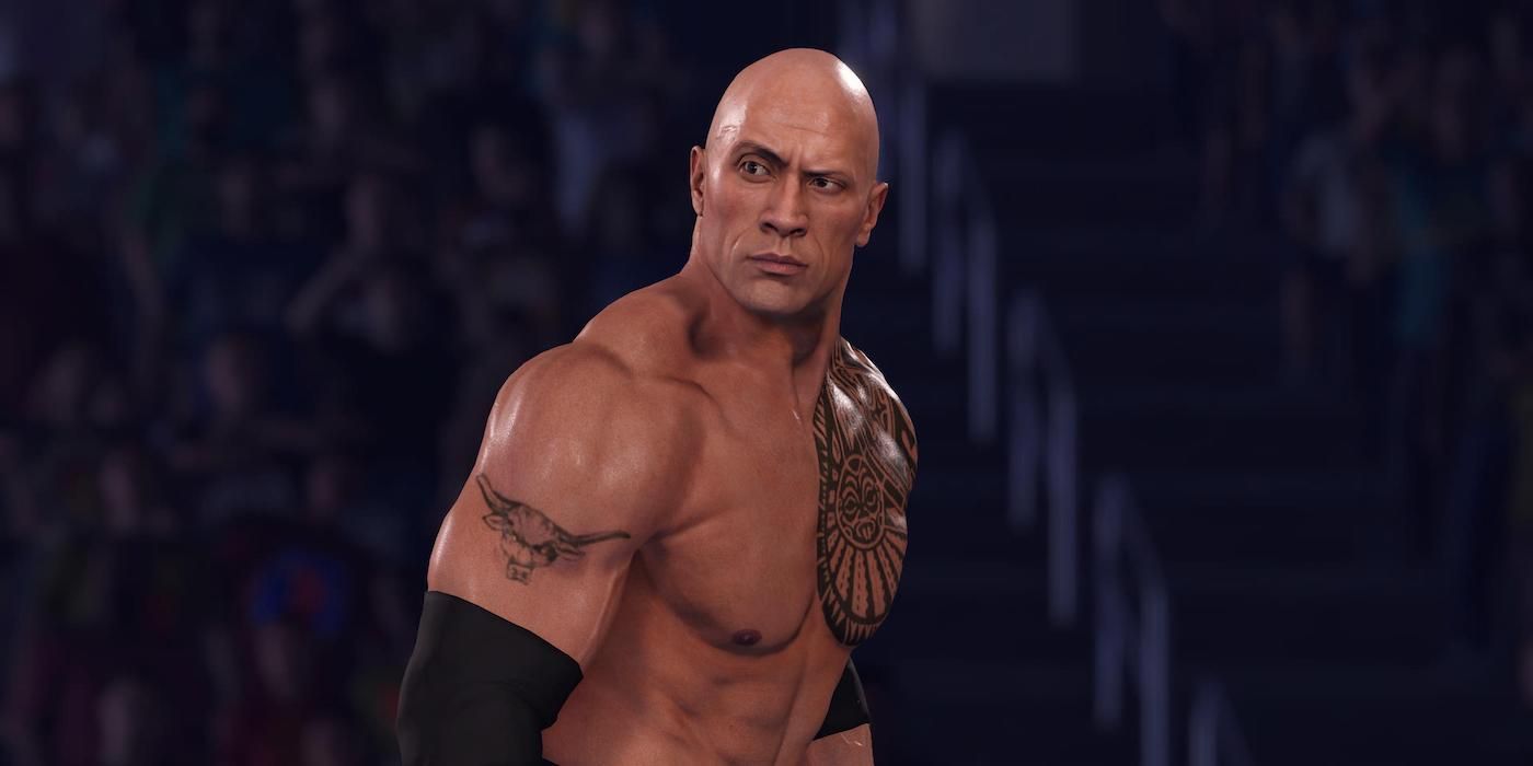 The Rock in WWE 2K22