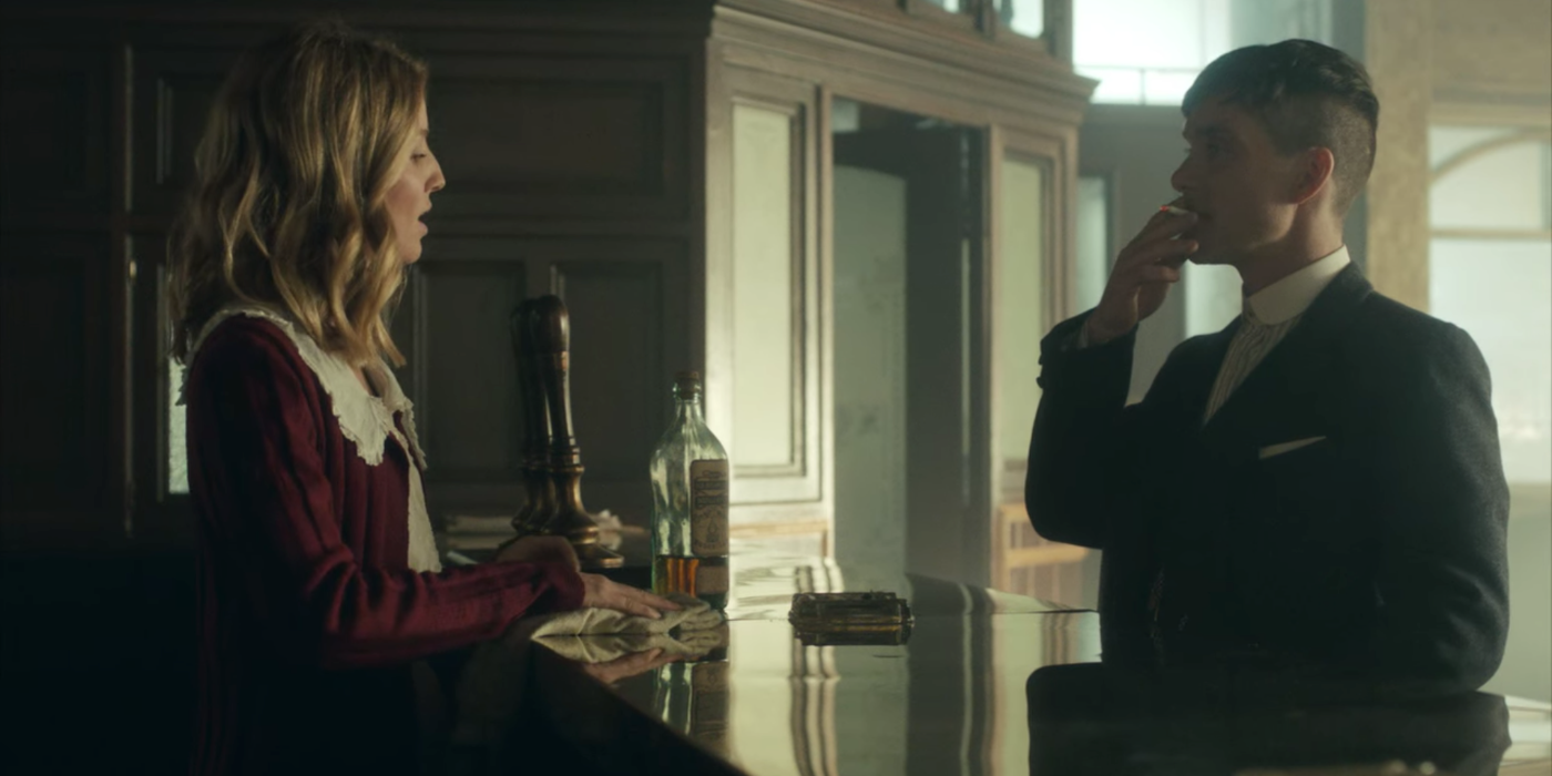 Tommy Shelby and Grace Talk In The Garrison Peaky Blinders