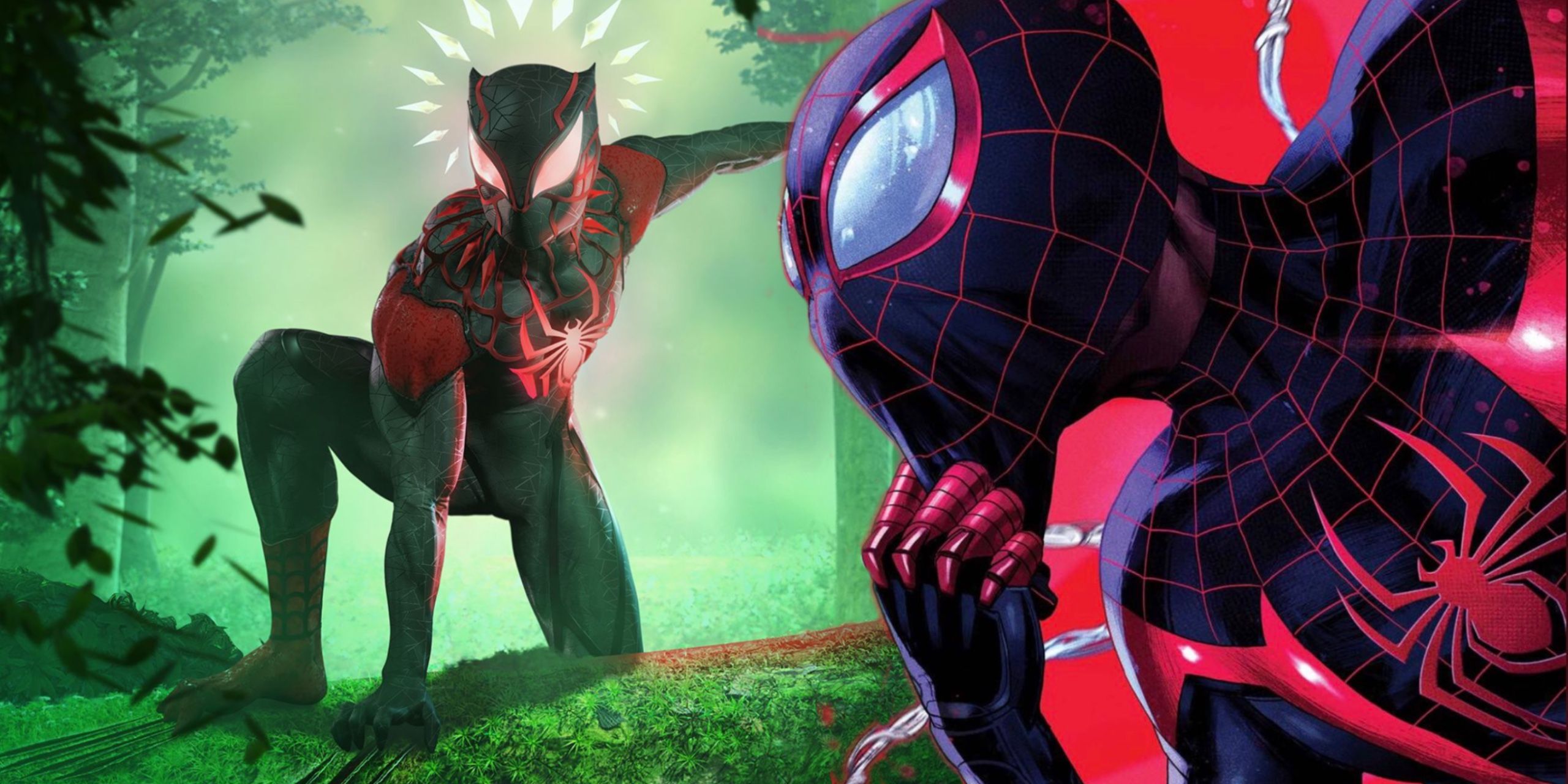 Miles Morales Black Panther Suit Spider Man 2