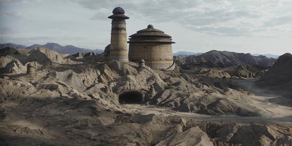 An image of Jabbas palace in Star Wars