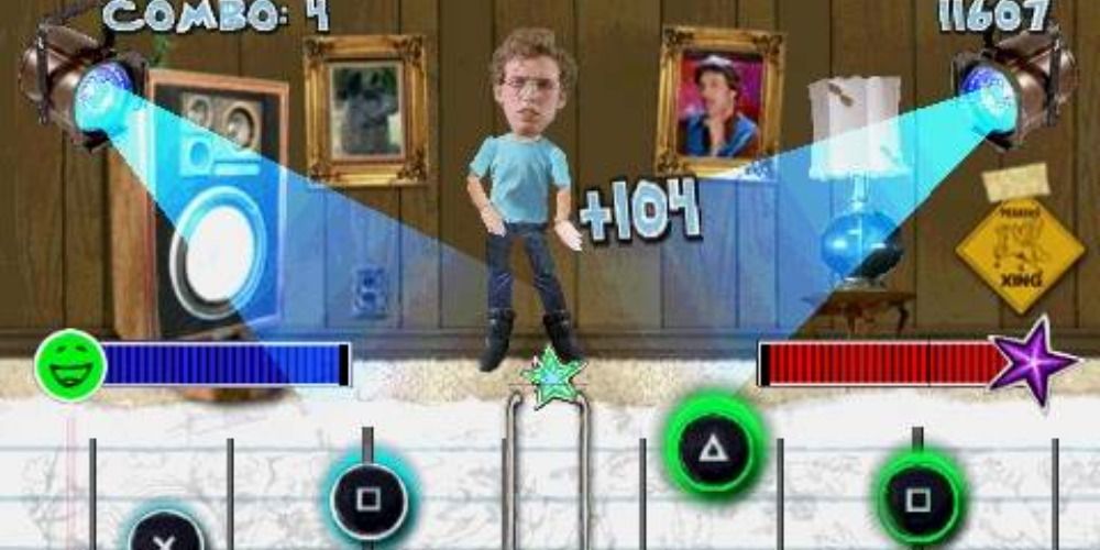 An image of Napoleon Dynamite dancing in the game