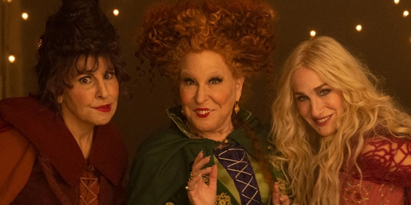 An image of the Sanderson sisters from Hocus Pocus