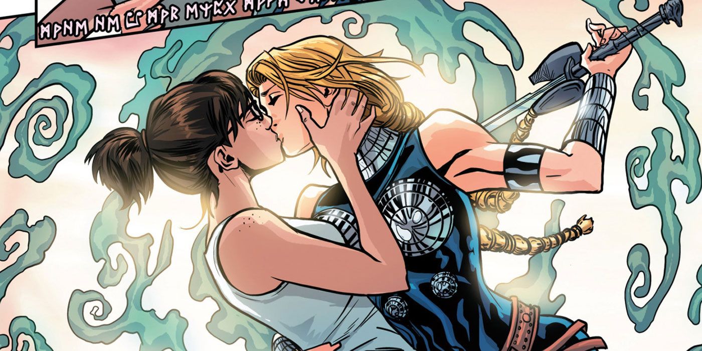 Annabelle Riggs Valkyrie kiss comic panel