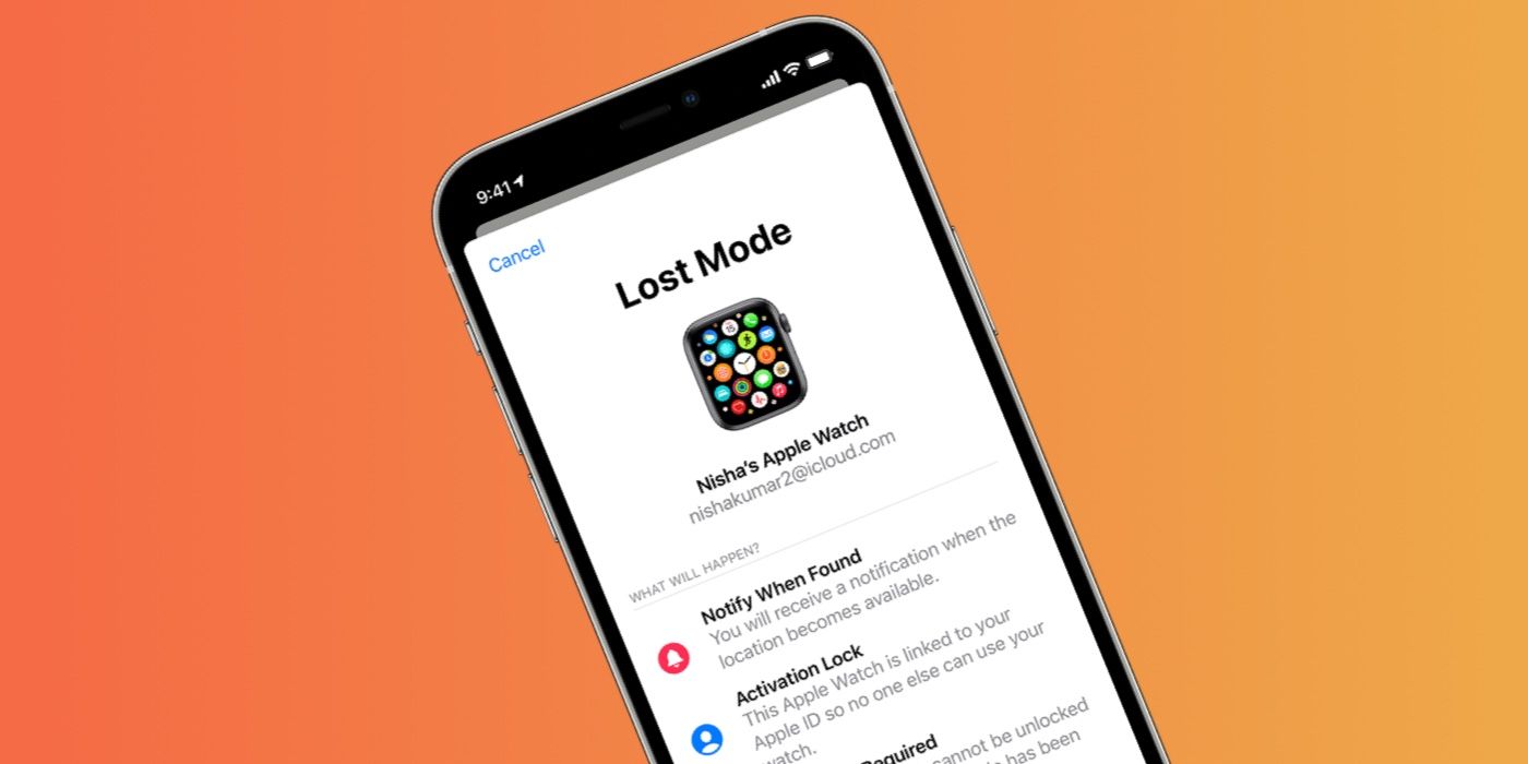 Apple Watch Lost Mode