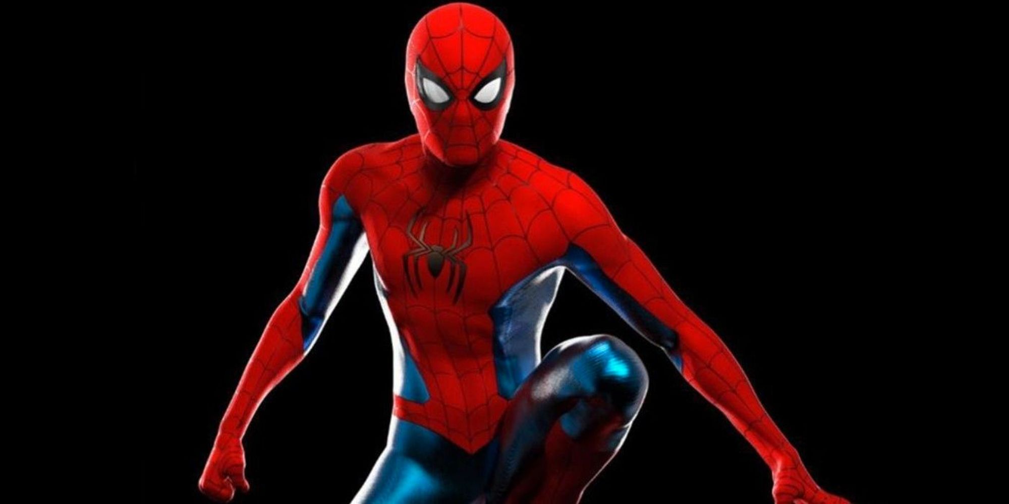 Concept art of the final Spider Man suit in Spider Man No Way Home