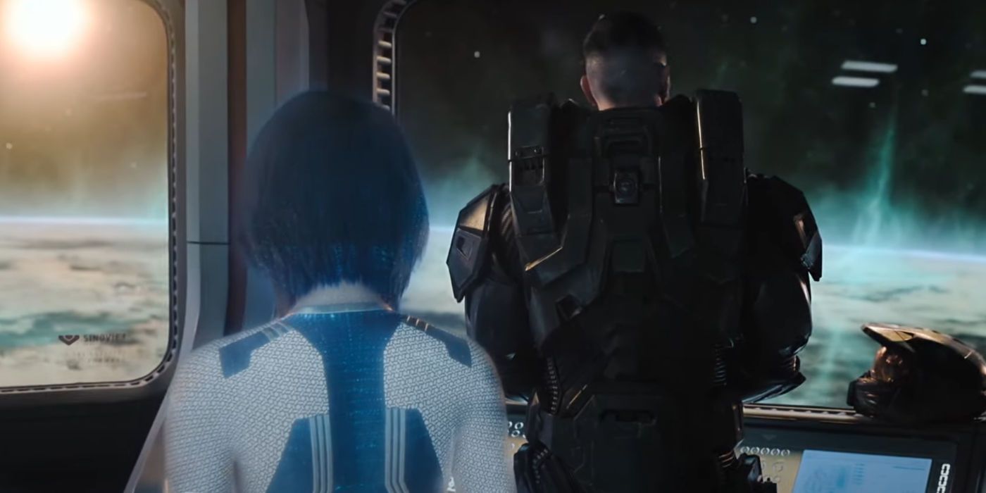 Cortana and Master Chief in Halo TV Show