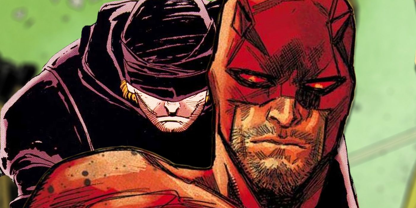Daredevil red suit and Daredevil Man Without Fear black suit