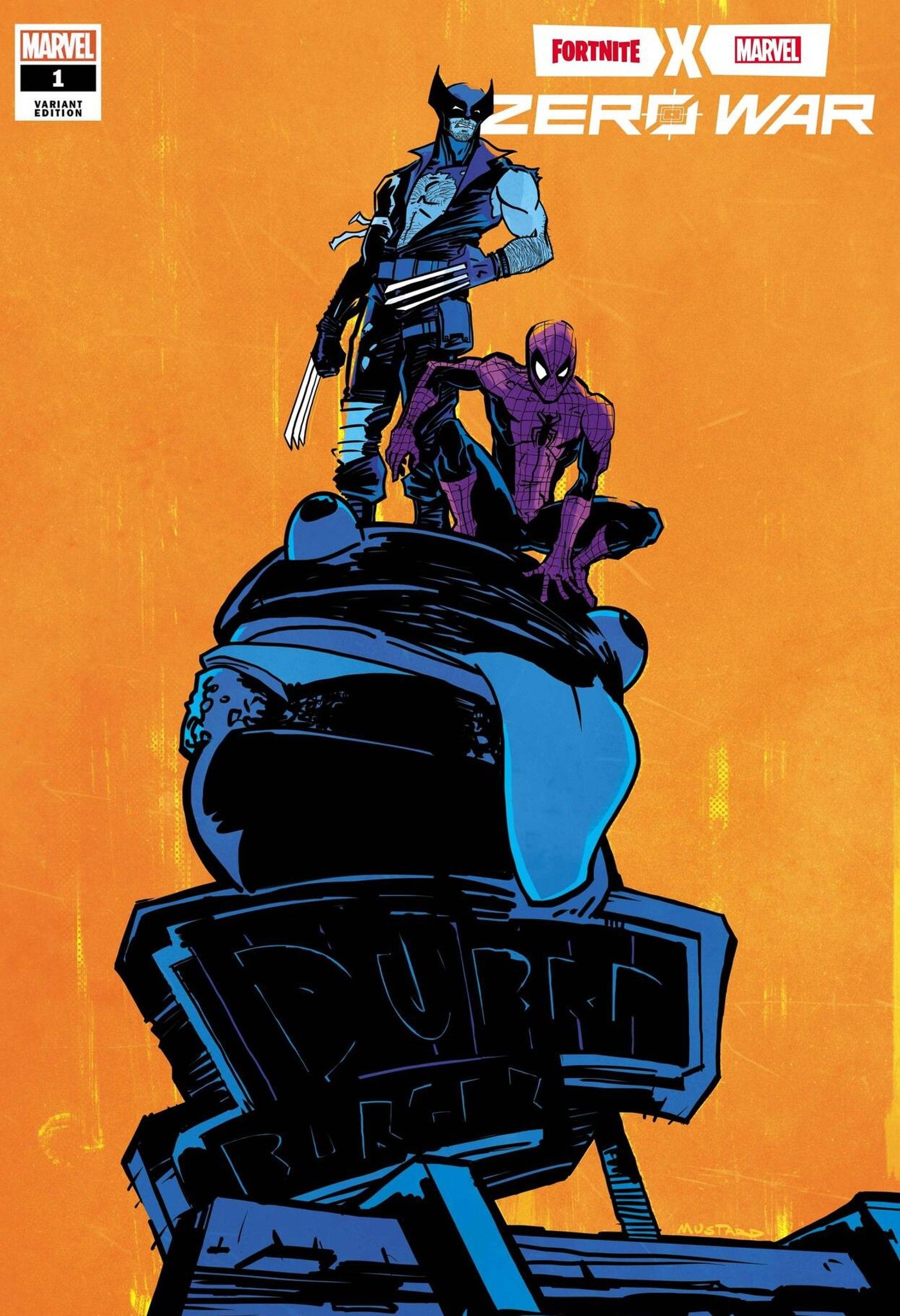 Fortnite x Marvel Zero War 1 by Donald Mustard cover art