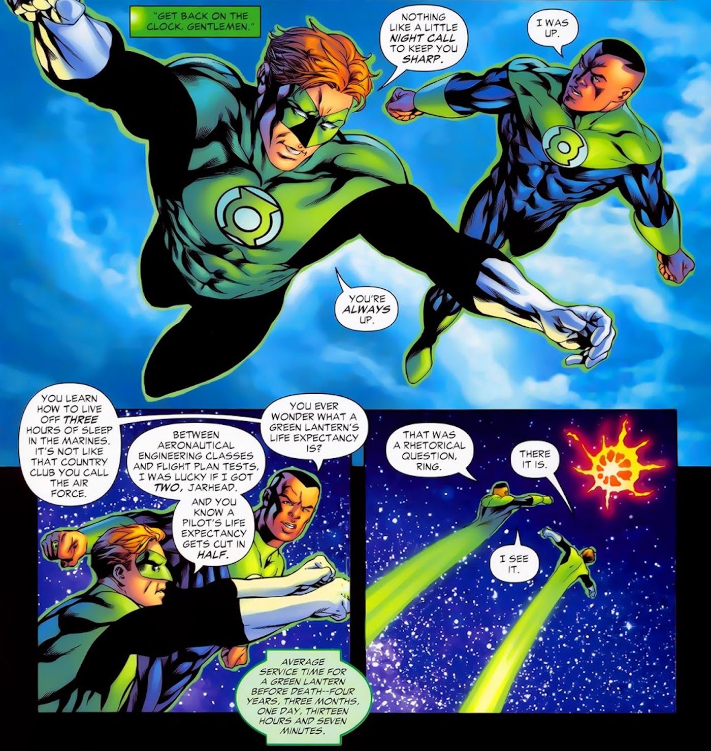 Green Lanterns Hal Jordan and John Stewart