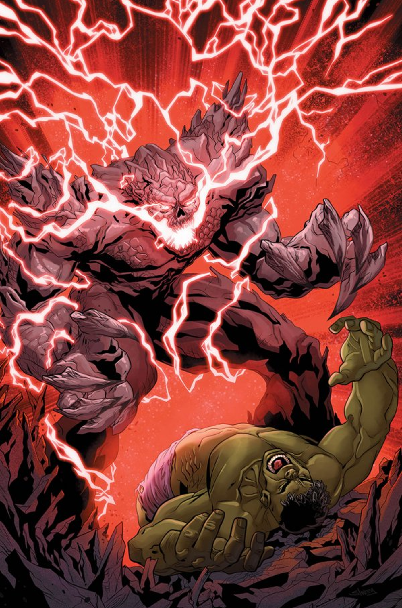 Hulk Will Sliney Variant B cover art of titan